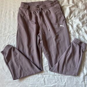 Purple puma joggers